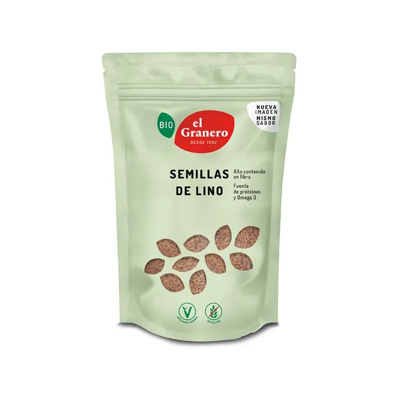 SEMILLAS DE LINO BIO, 500 G