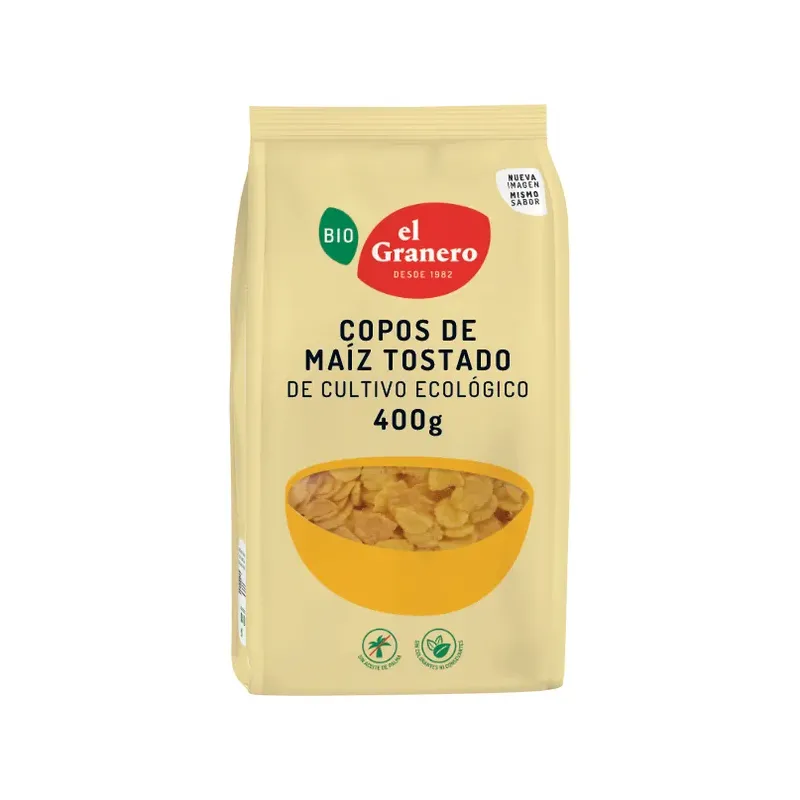 COPOS DE MAÍZ TOSTADO BIO, 400 G