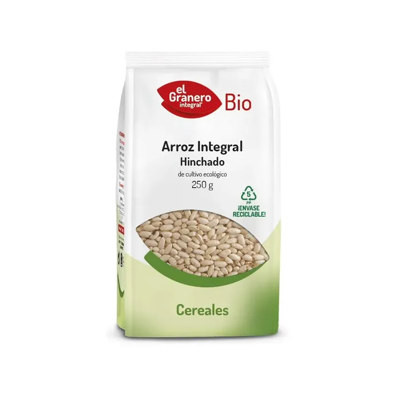 ARROZ INTEGRAL HINCHADO BIO, 250 G