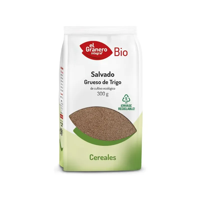 SALVADO DE TRIGO GRUESO BIO, 300 G