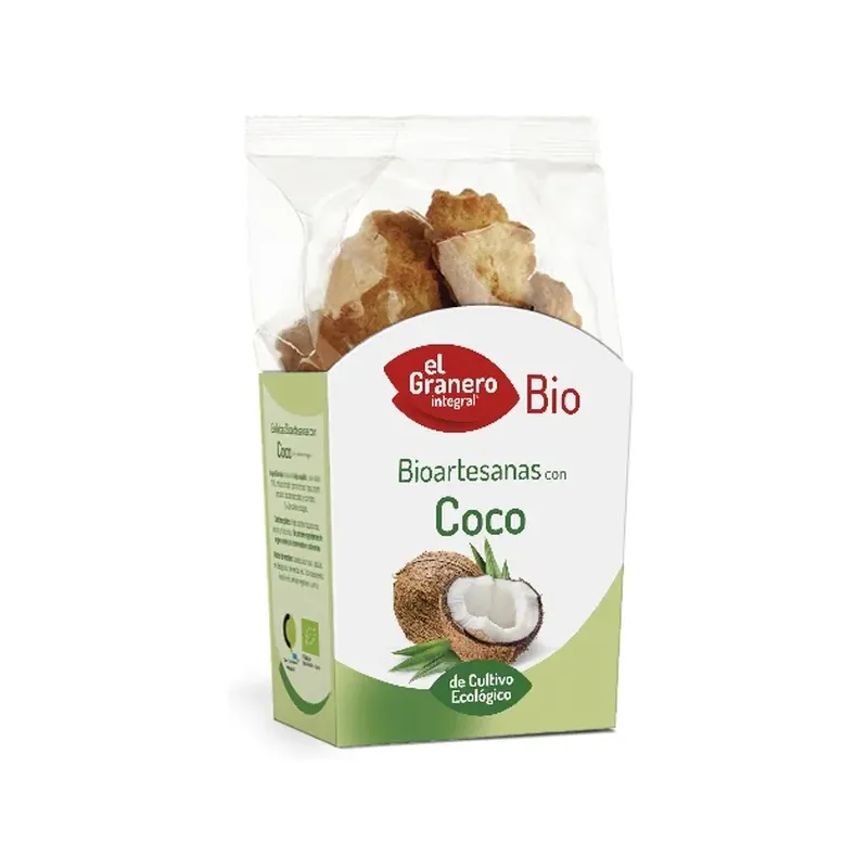 GALLETAS ARTESANAS CON COCO BIO, 22