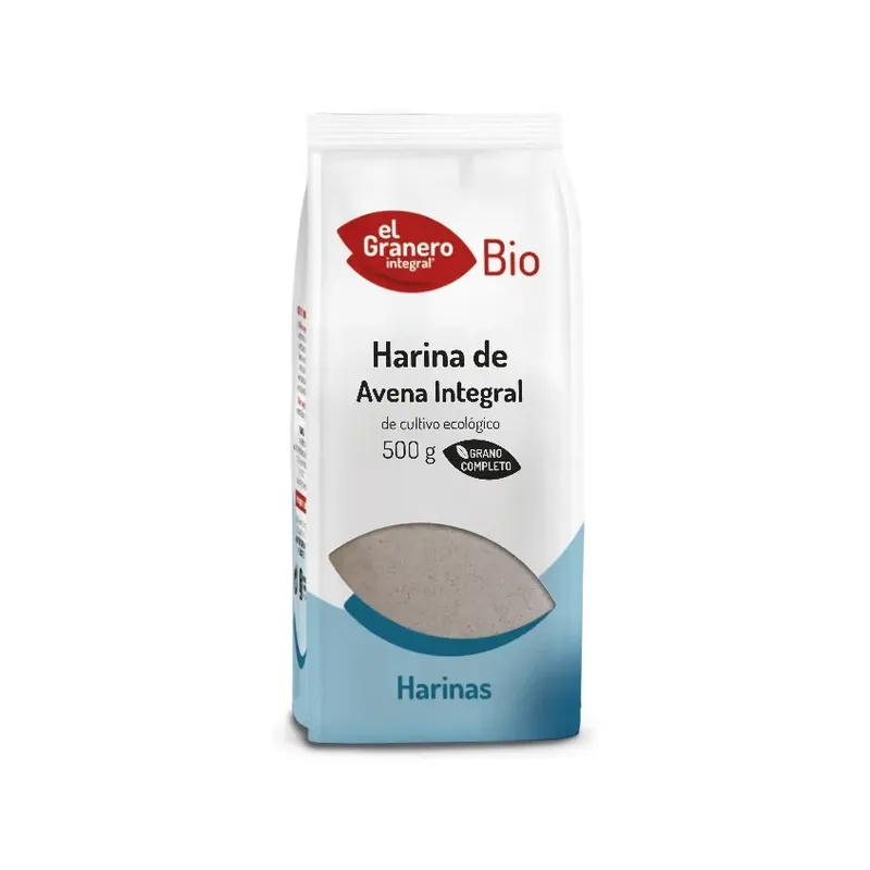 HARINA DE AVENA INTEGRAL BIO, 500 G