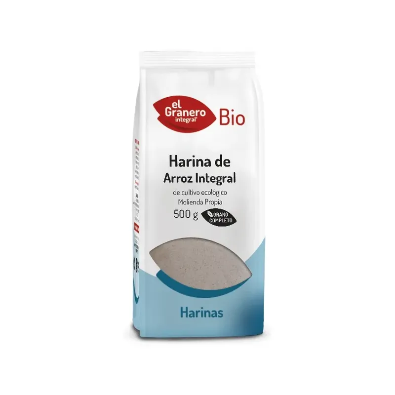 HARINA DE ARROZ INTEGRAL BIO, 500 G