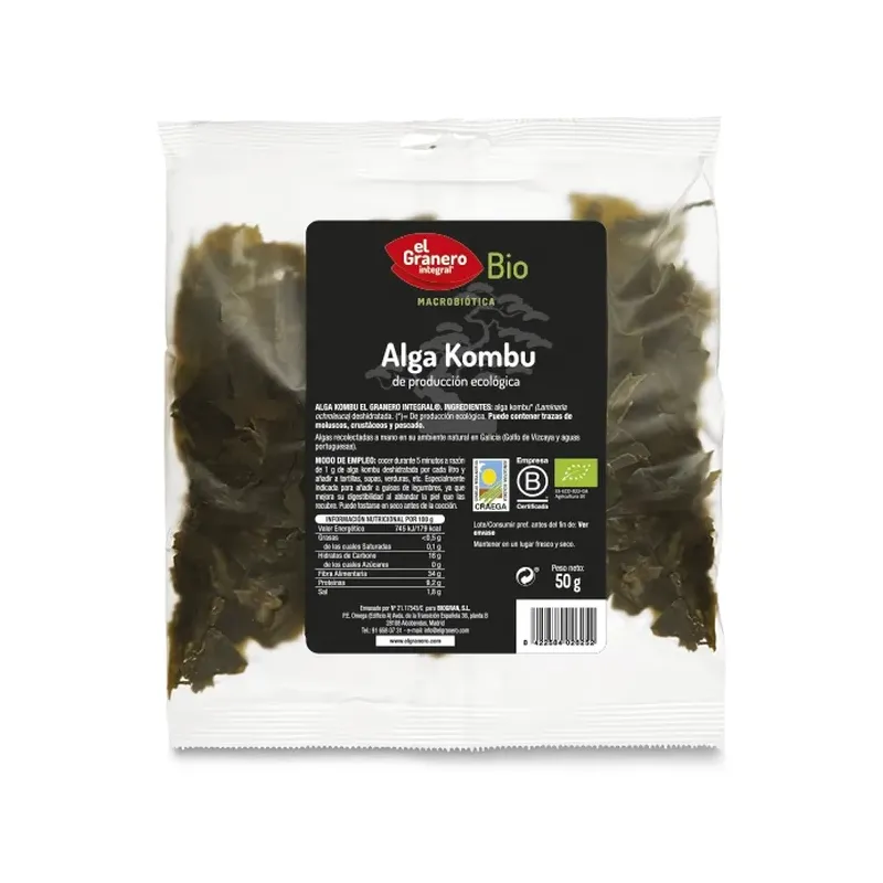ALGA KOMBU BIO, 50 G