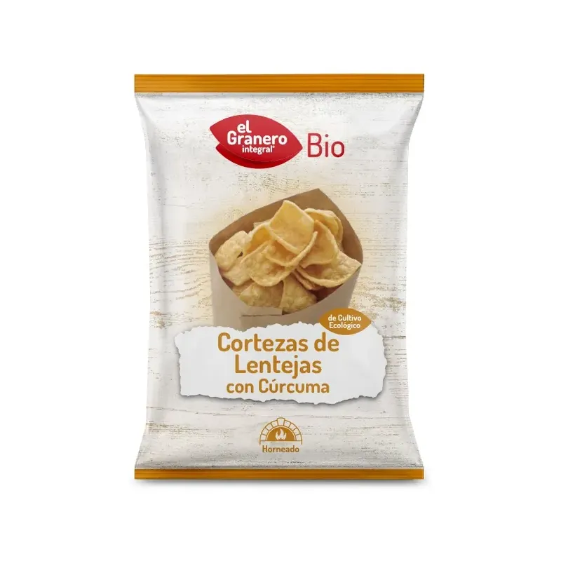 CORTEZAS DE LENTEJAS CON CÚRCUMA 65g