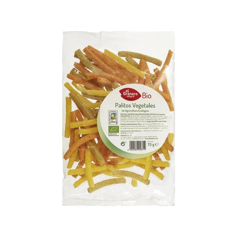 PALITOS VEGETALES BIO, 70 G