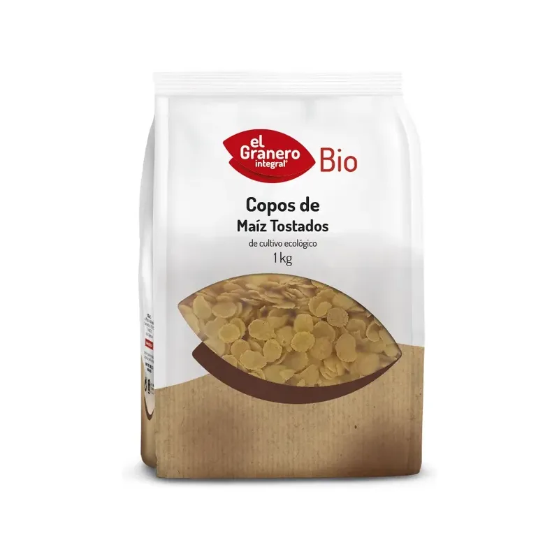 COPOS DE MAÍZ TOSTADO BIO, 1 KG