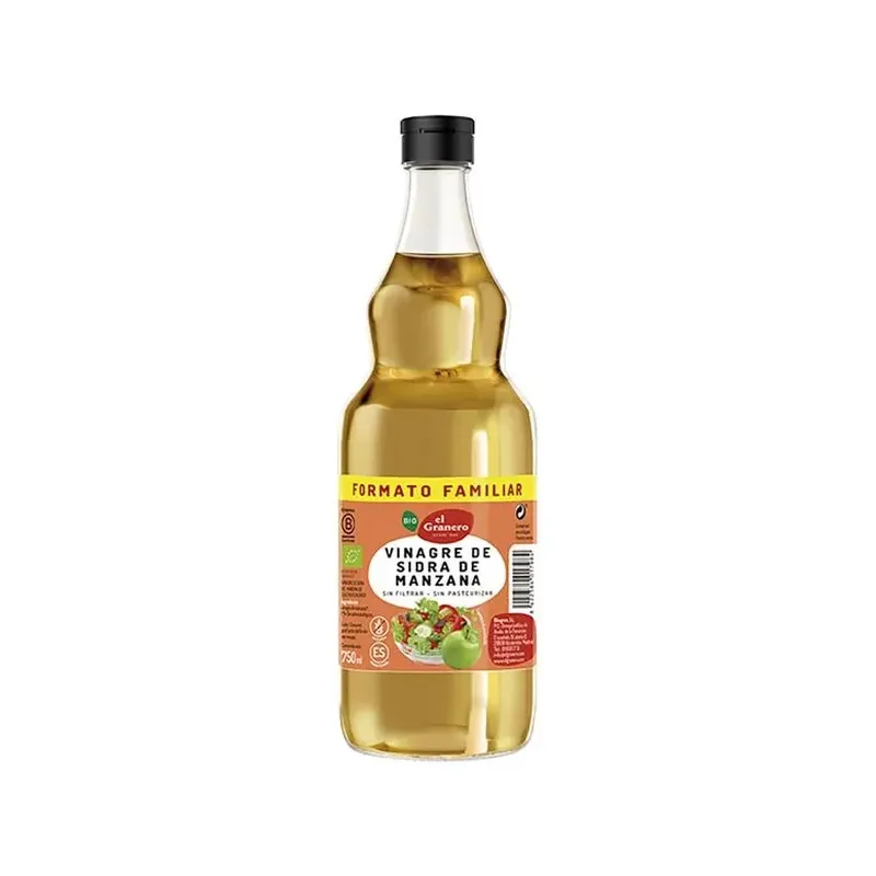 VINAGRE DE SIDRA DE MANZANA S/FILTR BIO 750ML