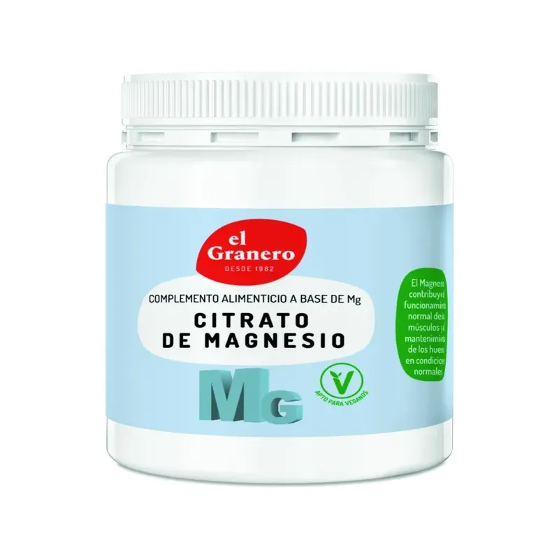 CITRATO DE MAGNESIO BOTE 250 GR POLVO