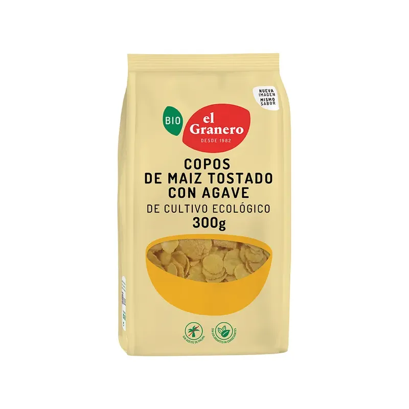 COPOS DE MAÍZ TOSTADO CON AGAVE BIO