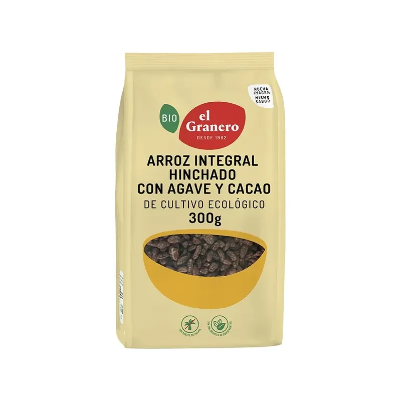 ARROZ INTEGRAL HINCHADO CON AGAVE Y