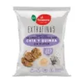 EXTRAFINAS TORTITAS DE ARROZ INTEGRAL, CHÍA Y QUINOA SIN GLUTEN BIO, 60 g