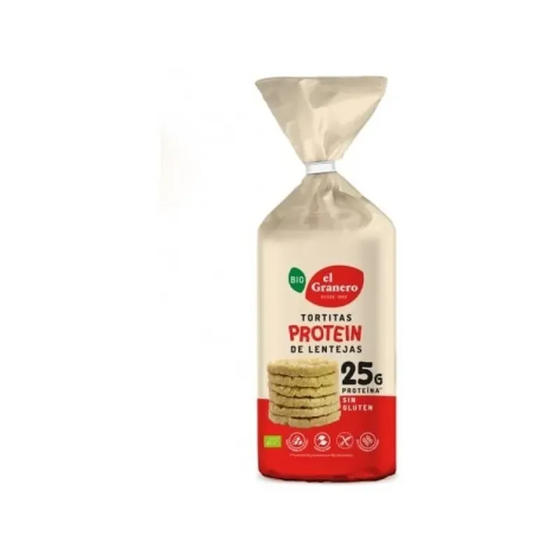 TORTITAS PROTEIN DE LENTEJAS SIN GL