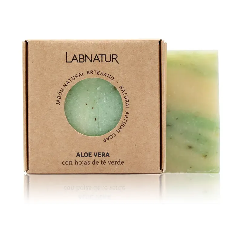 JABON NATURAL PREMIUM LABNATUR 100gr ALOE VERA NATURAL LÍNEA SYS PREMIUM