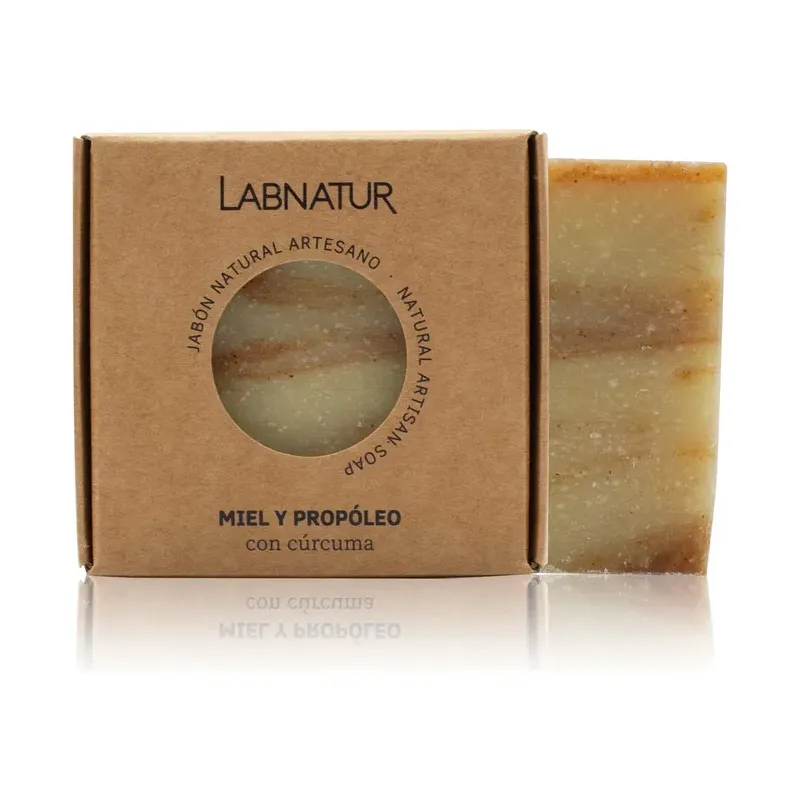 JABON NATURAL PREMIUM LABNATUR 100gr MIEL Y PROPOL NATURAL LÍNEA SYS PREMIUM
