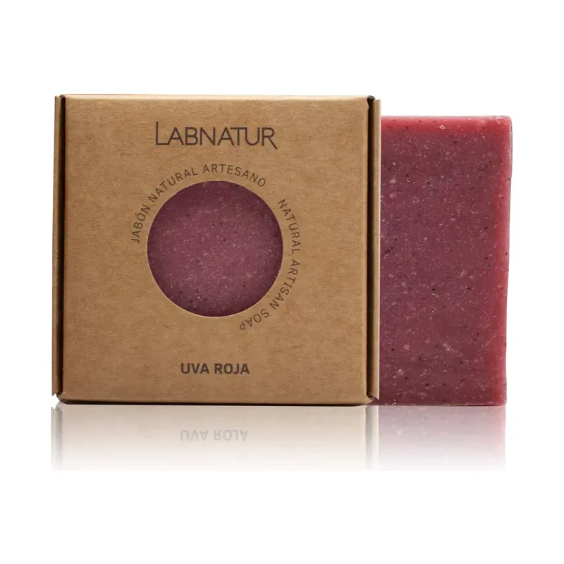 JABON NATURAL PREMIUM LABNATUR 100GR UVA ROJA NATURAL LÍNEA SYS PREMIUM