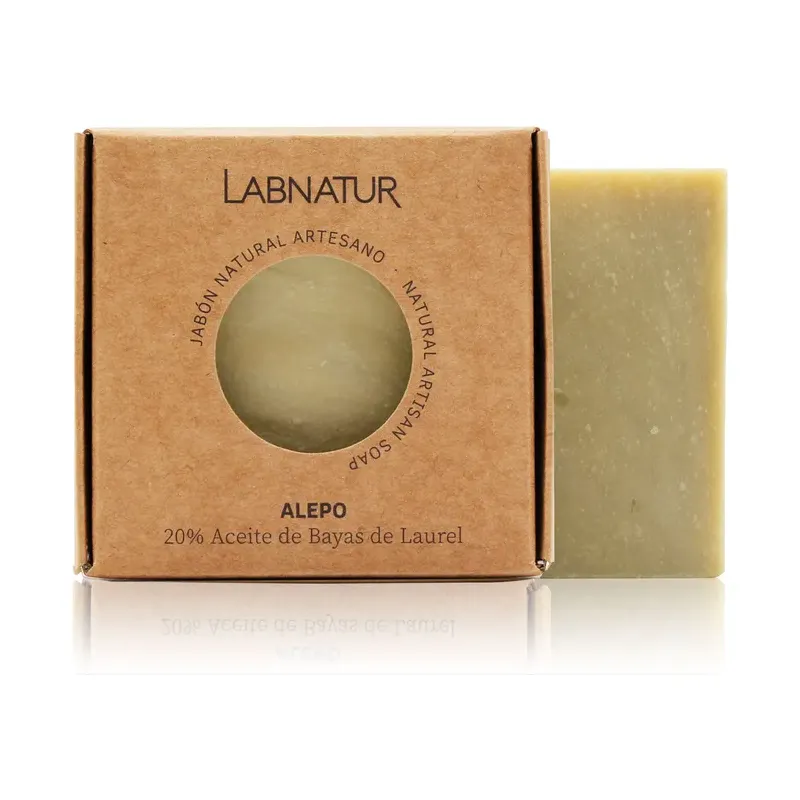 JABON NATURAL PREMIUM LABNATUR 80gr ALEPO 20% NATURAL LÍNEA SYS PREMIUM