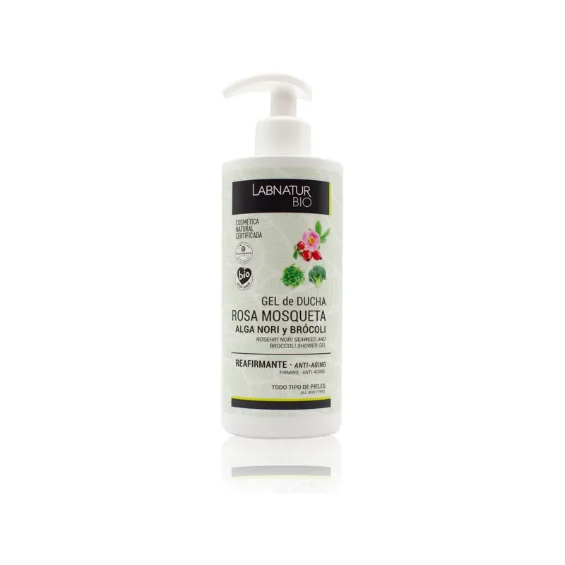 LABNATUR BIO GEL DE DUCHA ROSA MOSQUETA, ALGAS Y B