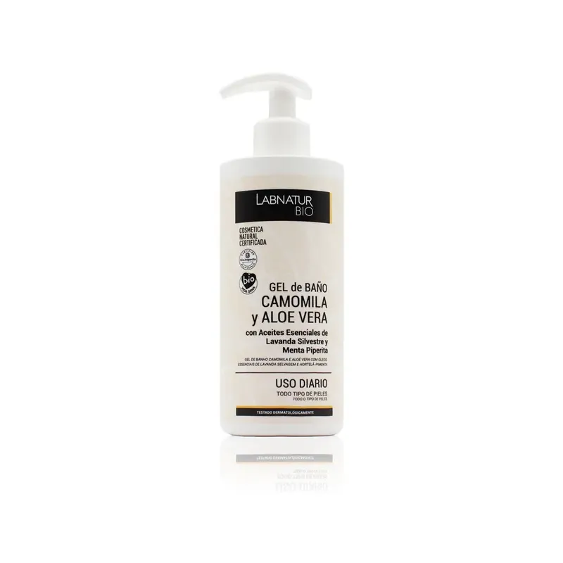 LABNATUR BIO GEL DUCHA CAMOMILA Y ALOE VERA 450ml