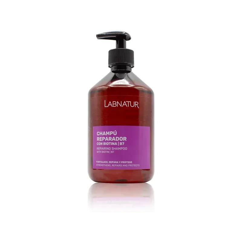 CHAMPU REPARADOR CON BIOTINA LABNATUR 500ml