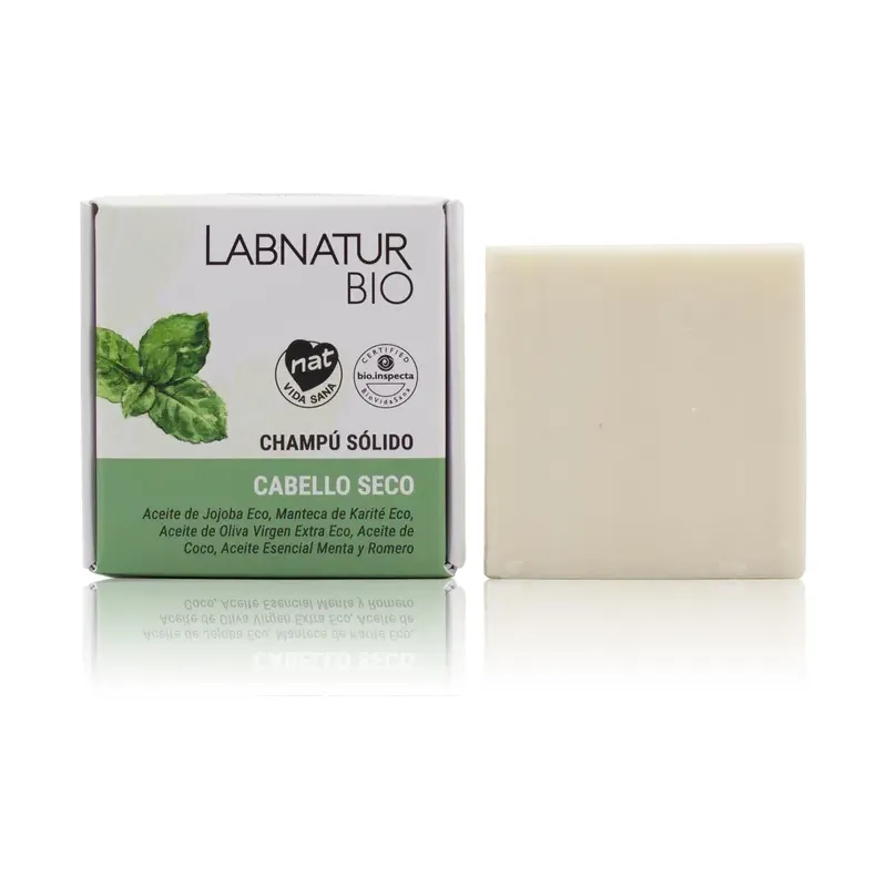 CHAMPU SOLIDO LABNATUR BIO 75GR SECO CABELLOS SECOS