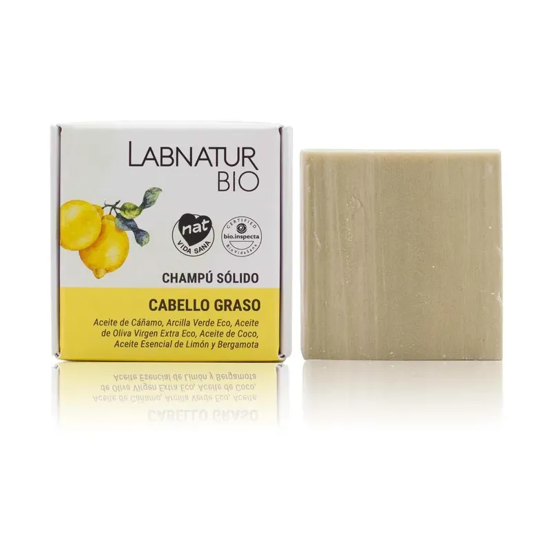 CHAMPU SOLIDO LABNATUR BIO 75gr GRASO LABNATUR.