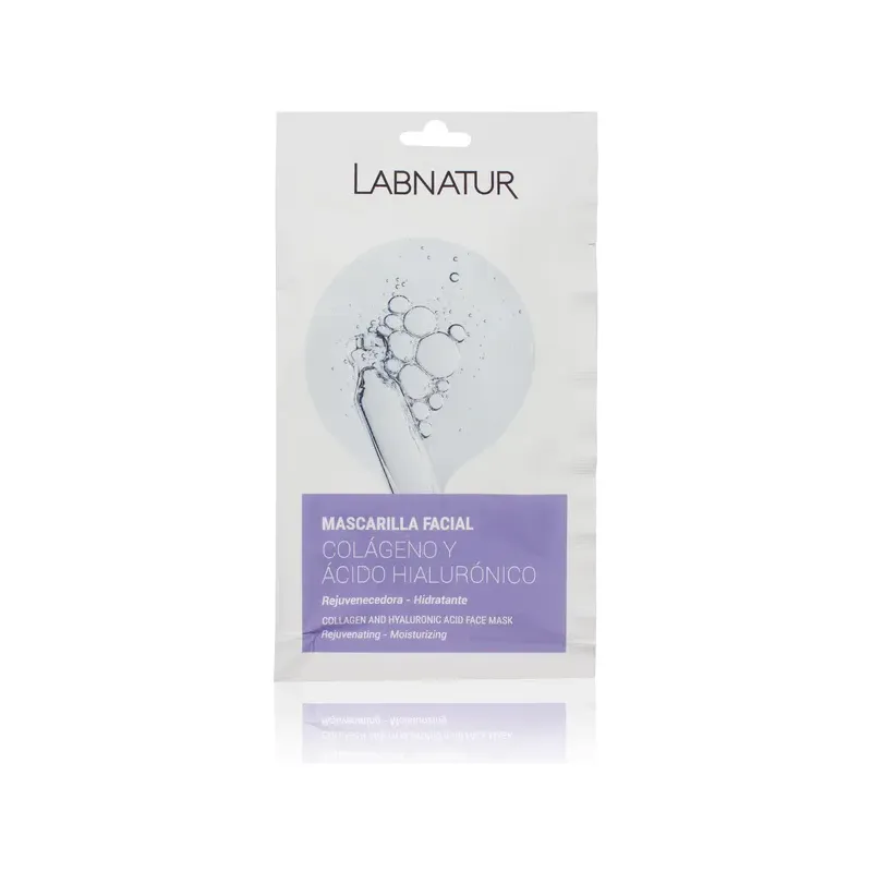 MASCARILLA FACIAL LABNATUR COLAGENO Y AH 15ml Y ACIDO HIALURONICO 15ml