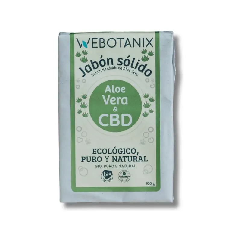 JABÓN SÓLIDO CBD ALOE VERA BIO 100G