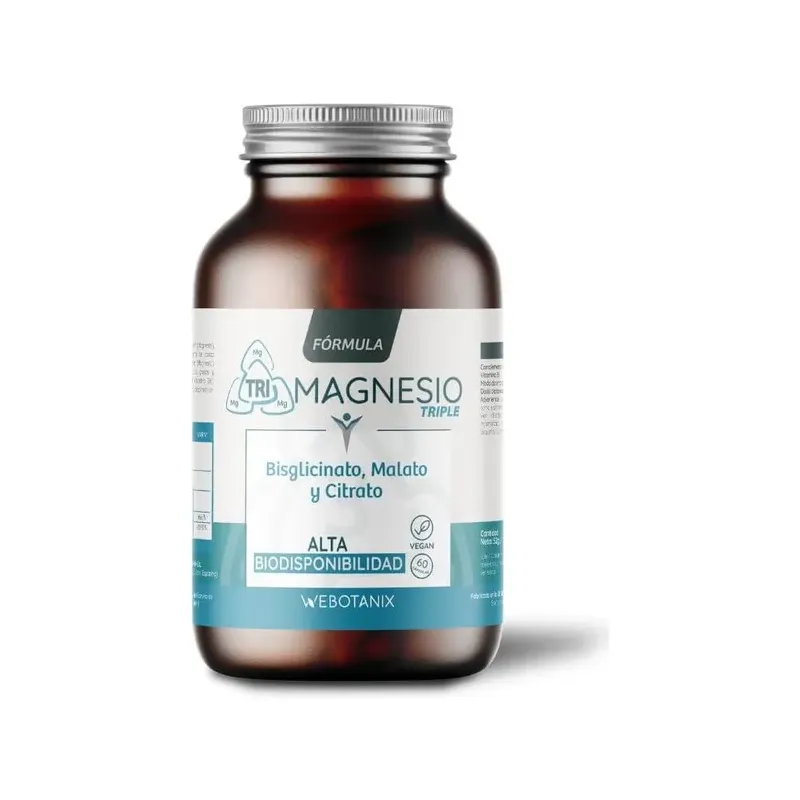 TRIPLE MAGNESIO FÓRMULA 60 CAPSULAS