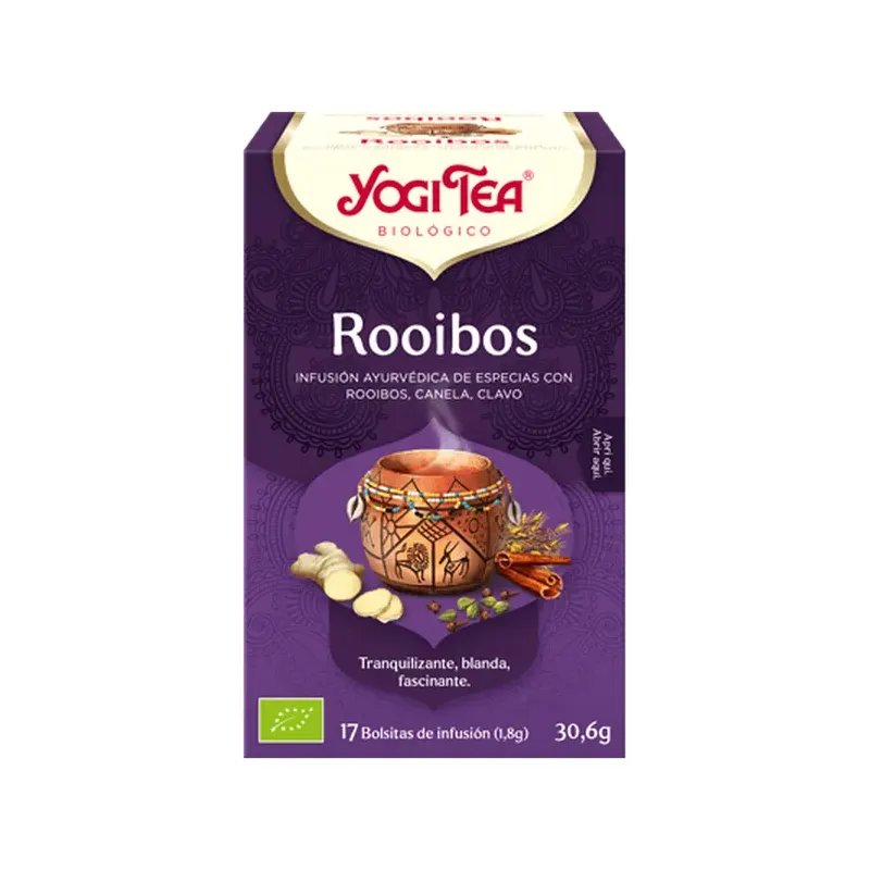 TE YOGI ROOIBOS ECO 17 BOLS.