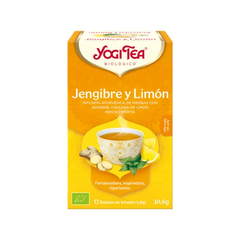 TE YOGI JENGIBRE-LIMON ECO 17 BOLS.
