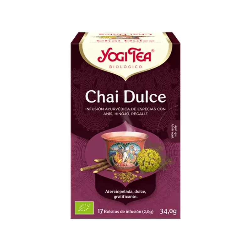 TE YOGI CHAI DULCE ECO 17 BOLS.