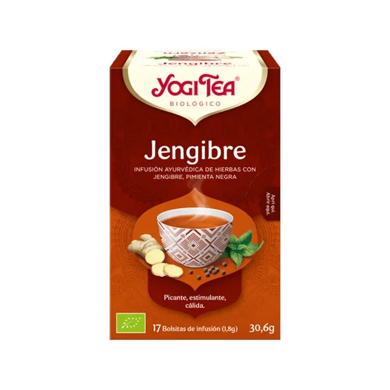 TE YOGI JENGIBRE ECO 17 BOLS.