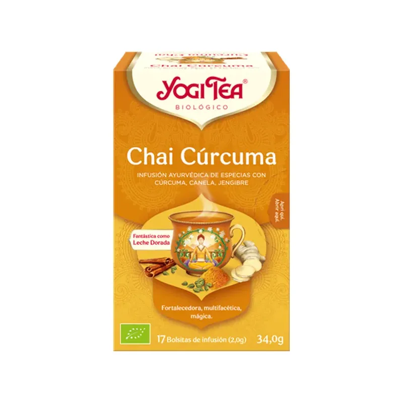 YOGI TEA CHAI CURCUMA 17 BOLSAS