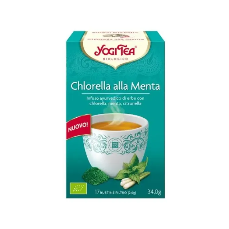 TE YOGI MENTA CHLORELLA ECO 17 BOLS