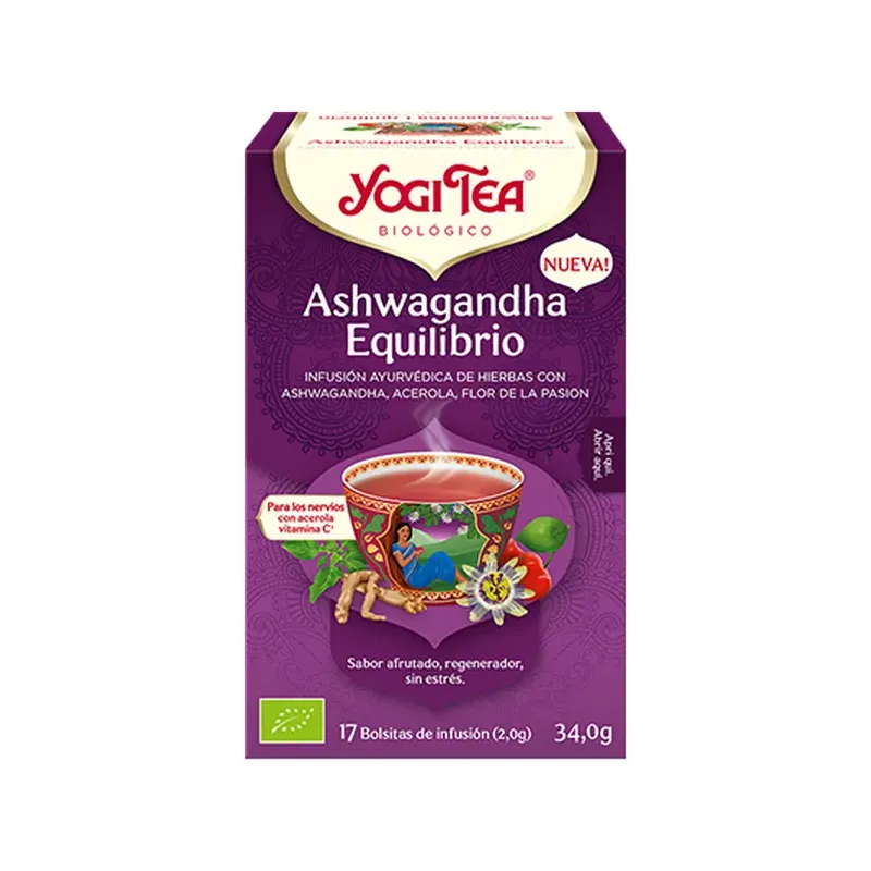 TE YOGI ASHWAGANDHA EQUILIBRIO 17 BOLS.