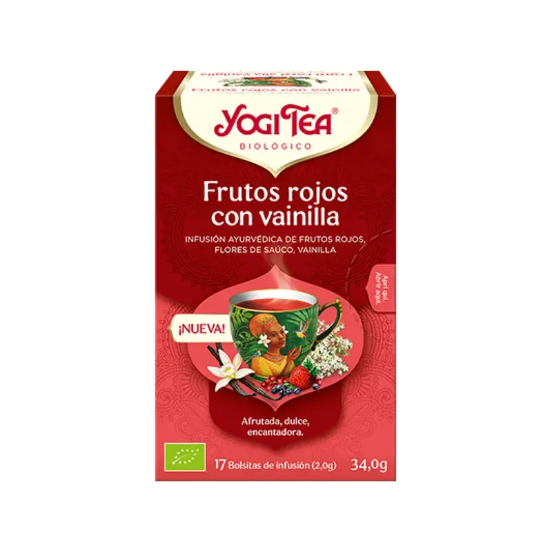 YOGI TEA FRUTOS ROJOS 17 BOLSAS