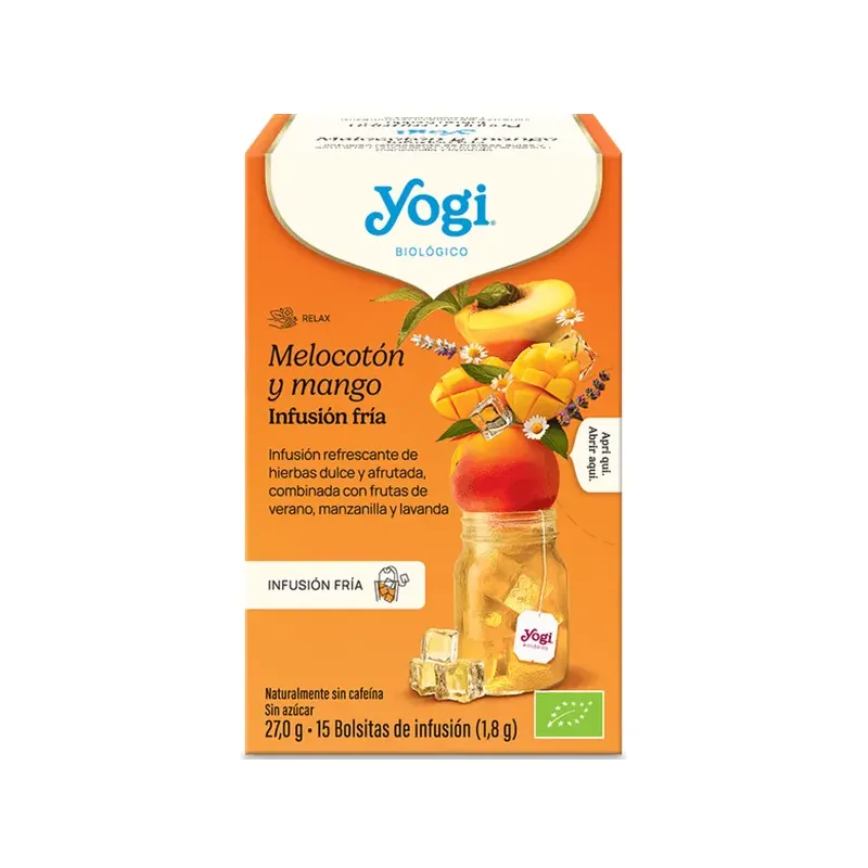 YOGI TEA FRIO MELOCOTON Y MANGO