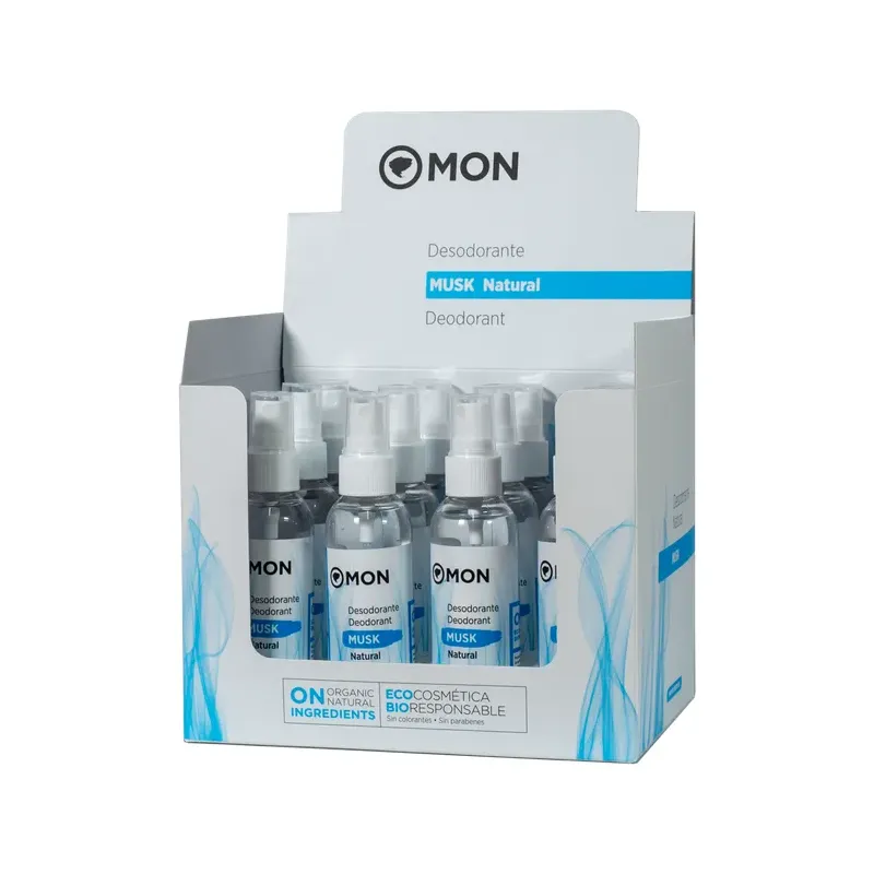 EXPOSITOR DESODORANTE DE MUSK (12 UD)