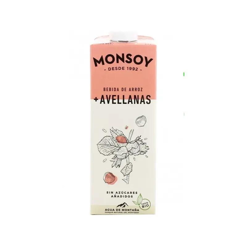 CAJA 6 UDS MONSOY ARROZ AVELLANA ECO 1 L.
el litro te saldría a 2.35€