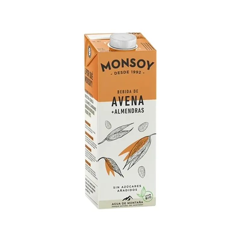 CAJA 6 UDS MONSOY AVENA ALMENDRA ECO 1 L.
el litro te saldría a 2.27€