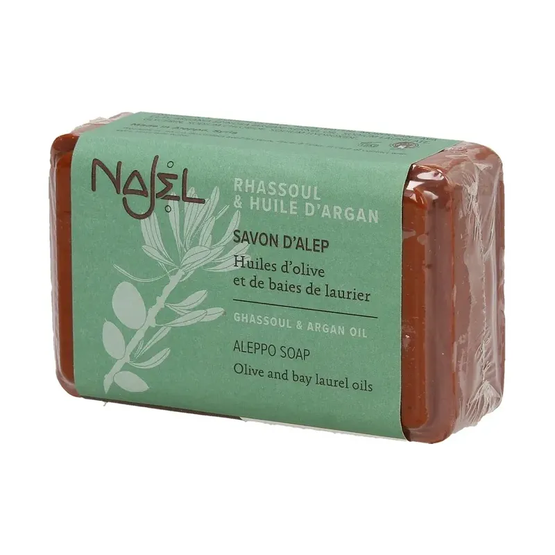 JABON ALEPO ARGAN  RHASSOUL  100G N