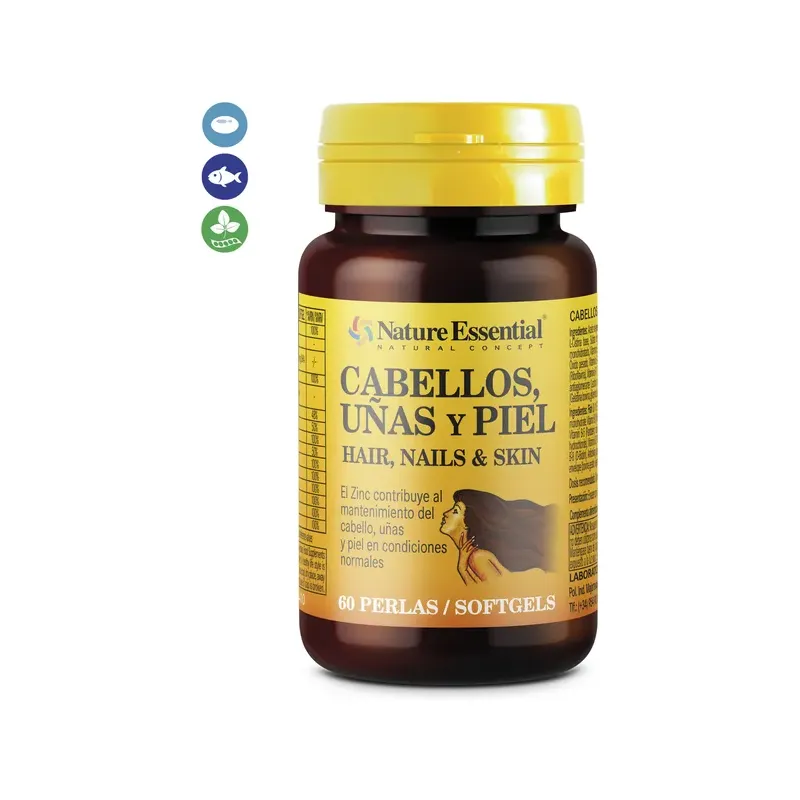 CABELLOS, UÑAS & PIEL 60 PERLAS