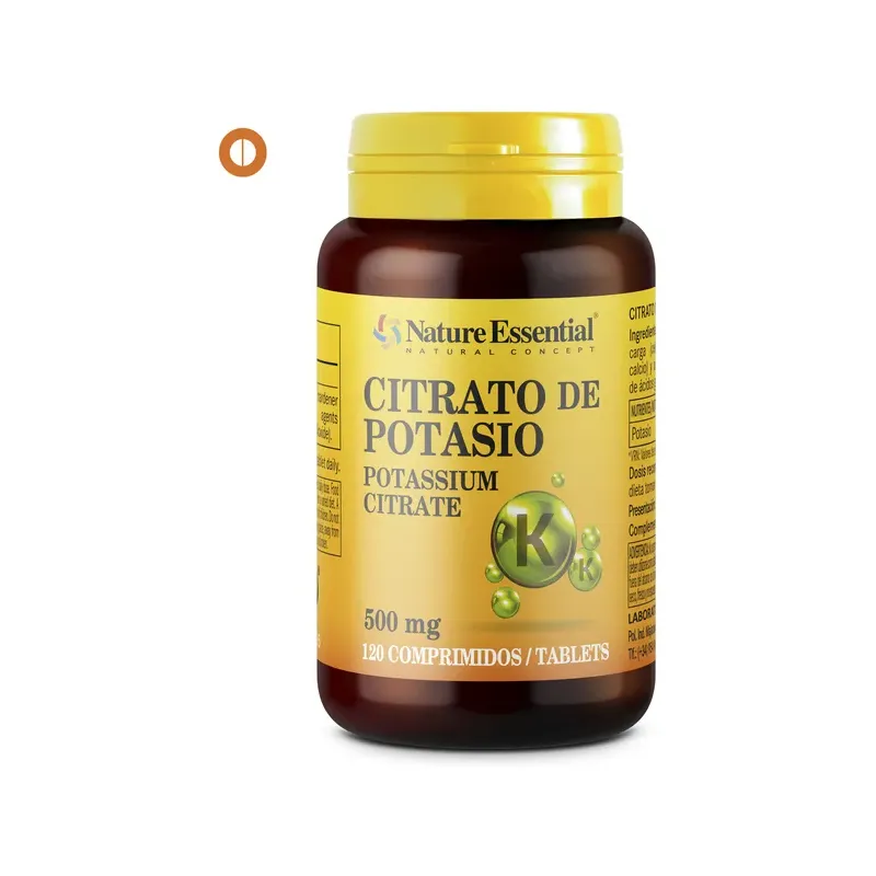 CITRATO DE POTASIO 500 MG. 120 COMPRIMIDOS