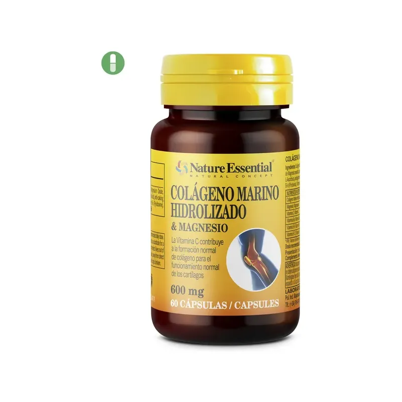 COLAGENO MARINO + MAGNESIO 600 MG. 60 CAPSULAS
