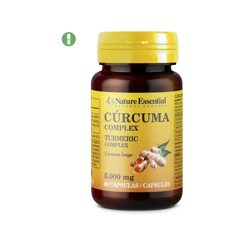 CURCUMA 5.000 MG. (95%CURCUMINOIDES) + VIT. C. + P
