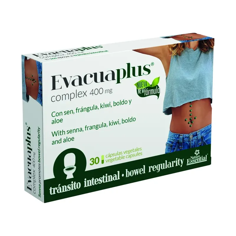 EVACUAPLUS® (KIWI) 400 MG. 30 CAPSULAS VEGETALES