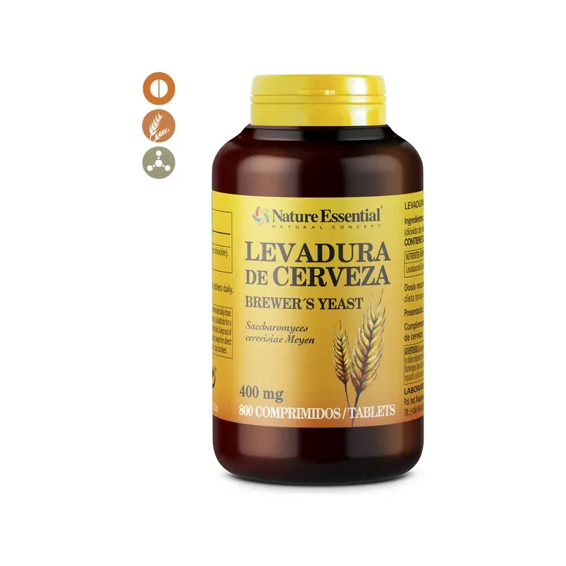 LEVADURA DE CERVEZA 400 MG. 800 COMPRIMIDOS