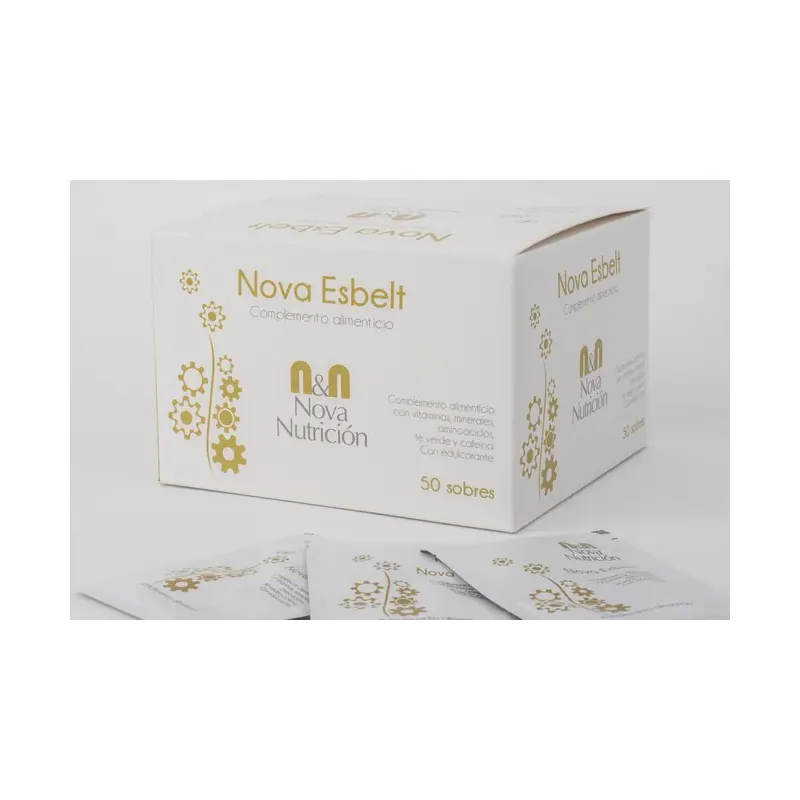 NOVA ESBELT LIMÓN-COLA 50 SOBRES 5.3G