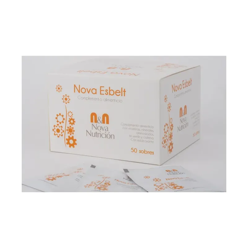 NOVA ESBELT MANDARINA 50 SOBRES 5,3G